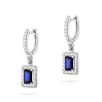 Cercei Aur 14K cu Safir 1.20 ct si Diamante 0.34 ct. - Imagine 3