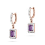 Cercei Aur 14K cu Ametist 1.00 ct si Diamante 0.34 ct. - Imagine 5