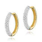 Cercei Aur 14K cu Diamante 0.83 ct