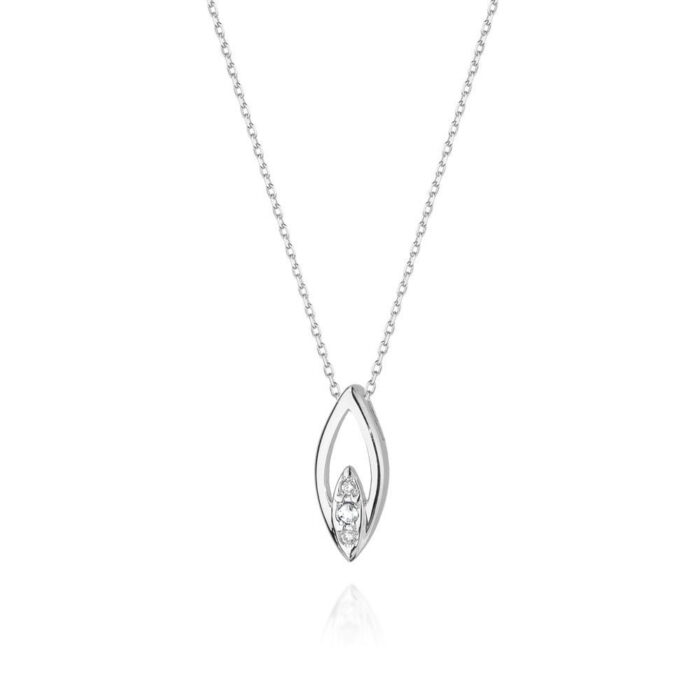 Colier Aur 14K N0031 cu Diamante 0.079ct - Imagine 3