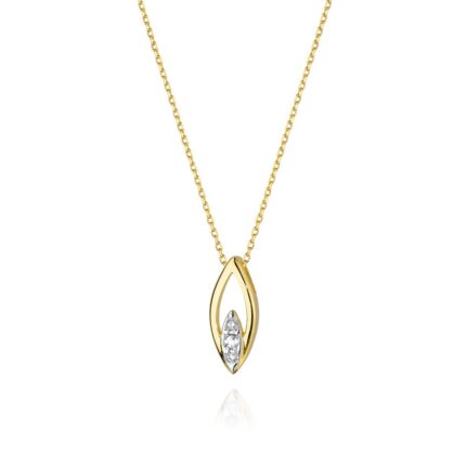 Colier Aur 14K N0031 cu Diamante 0.079ct
