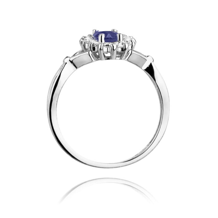 Inel Aur 14k cu Safir 0.90 ct - Imagine 7