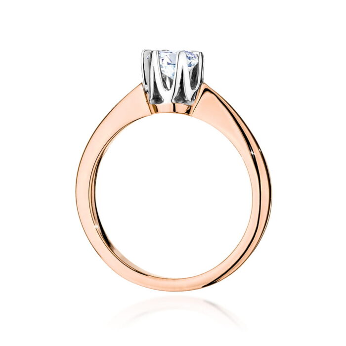 Inel Aur 14K cu Diamant 0.40 ct - Imagine 9