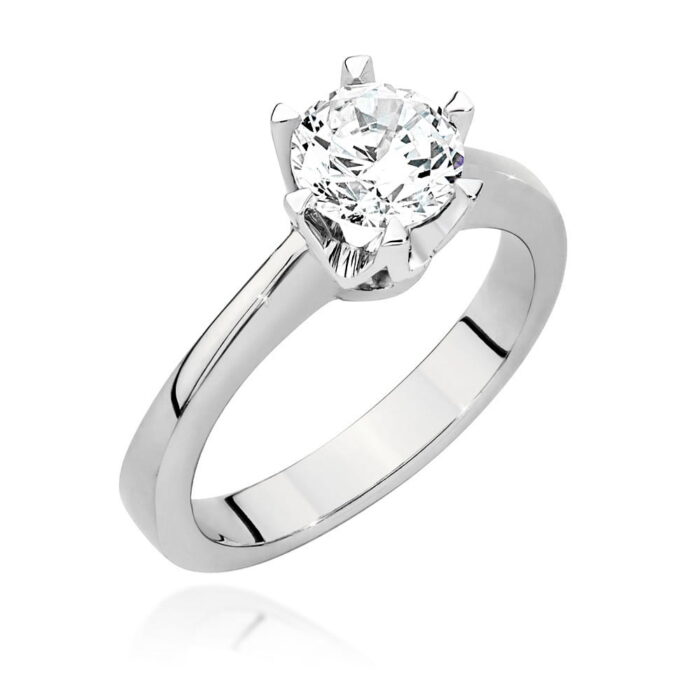 Inel Aur 14K cu Diamant 1.00 ct - Imagine 4