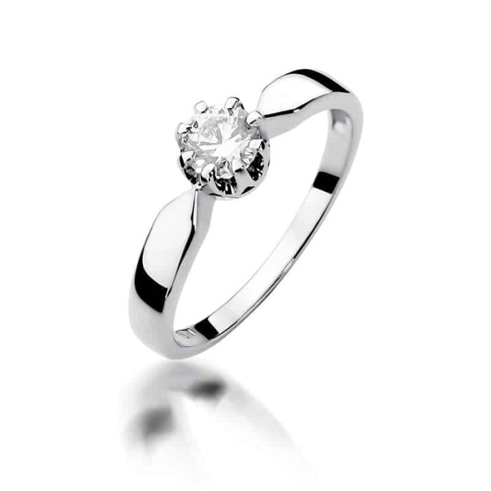 Inel Aur 14K cu Diamant 0.40 ct - Imagine 4