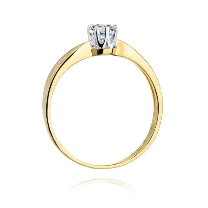 Inel Aur 14K cu Diamant 0.70 ct - Imagine 3
