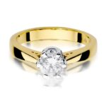 Inel Aur 14K cu Diamant 1.00 ct - Imagine 2