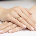 Inel Aur 14k cu Diamant 0.08 ct - Imagine 7