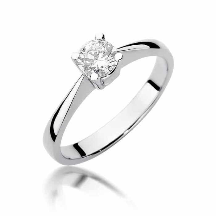 Inel Aur 14k cu Diamant 0.50 ct - Imagine 4
