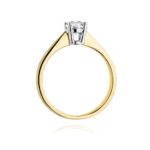 Inel Aur 14k cu Diamant 0.50 ct - Imagine 3