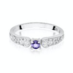 Inel Aur 14K cu Tanzanit 0.15 ct - Imagine 6