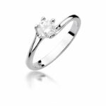 Inel Aur 14k cu Diamant 0.50 ct - Imagine 5