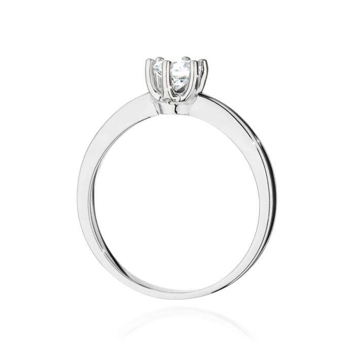 Inel Aur 14k cu Diamante 0.40 ct - Imagine 7