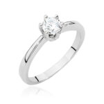 Inel Aur 14k cu Diamante 0.40 ct - Imagine 5