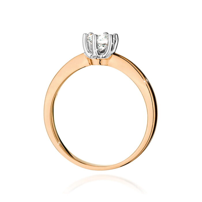 Inel Aur 14k cu Diamante 0.40 ct - Imagine 11