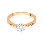Inel Aur 14k cu Diamante 0.40 ct - Imagine 10