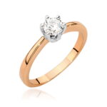 Inel Aur 14k cu Diamante 0.40 ct - Imagine 9
