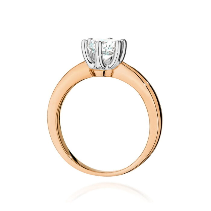 Inel Aur 14k cu Diamante 0.70 ct - Imagine 11