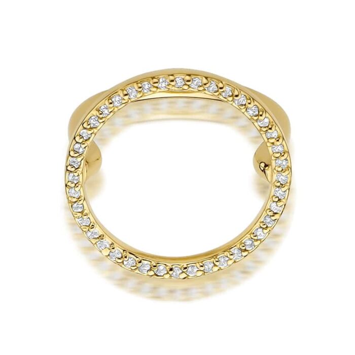 Inel Aur 14k cu Diamante 0.20 ct - Imagine 2