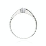 Inel Aur 14K cu Diamant 0.10 ct - Imagine 6
