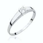 Inel Aur 14K cu Diamant 0.25 ct - Imagine 4