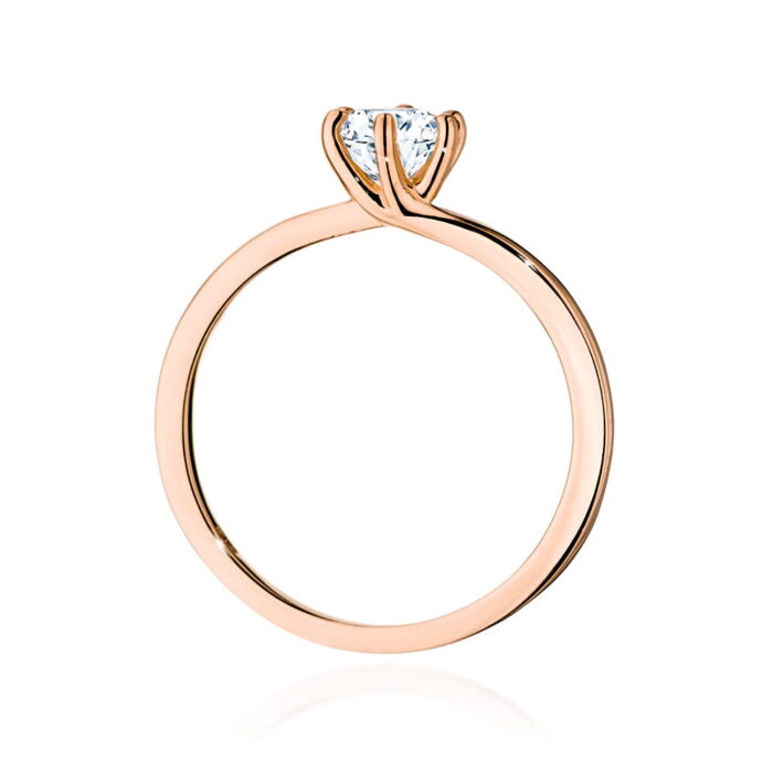 Inel Aur 14K cu Diamant 0.50 ct - Imagine 9