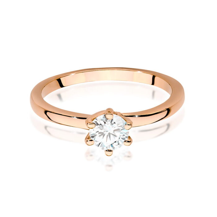 Inel Aur 14K cu Diamant 0.50 ct - Imagine 8