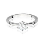 Inel Aur 14K cu Diamant 0.70 ct - Imagine 5