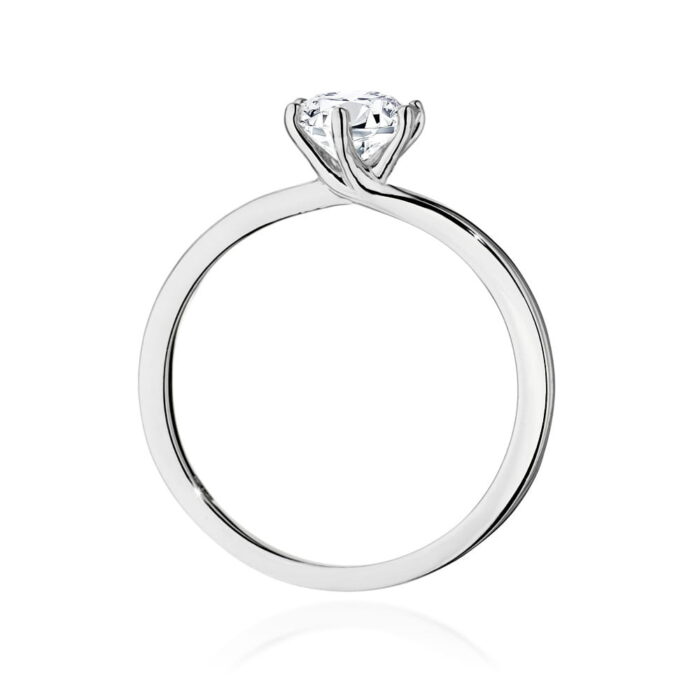 Inel Aur 14K cu Diamant 0.70 ct - Imagine 6