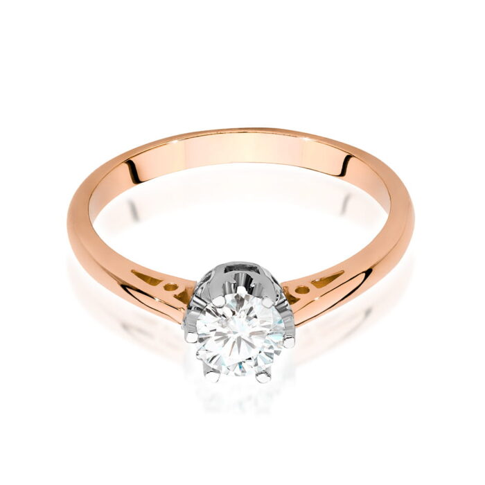 Inel Aur 14K cu Diamant 0.50 ct - Imagine 8