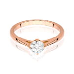 Inel Aur 14K cu Diamant 0.50 ct - Imagine 8