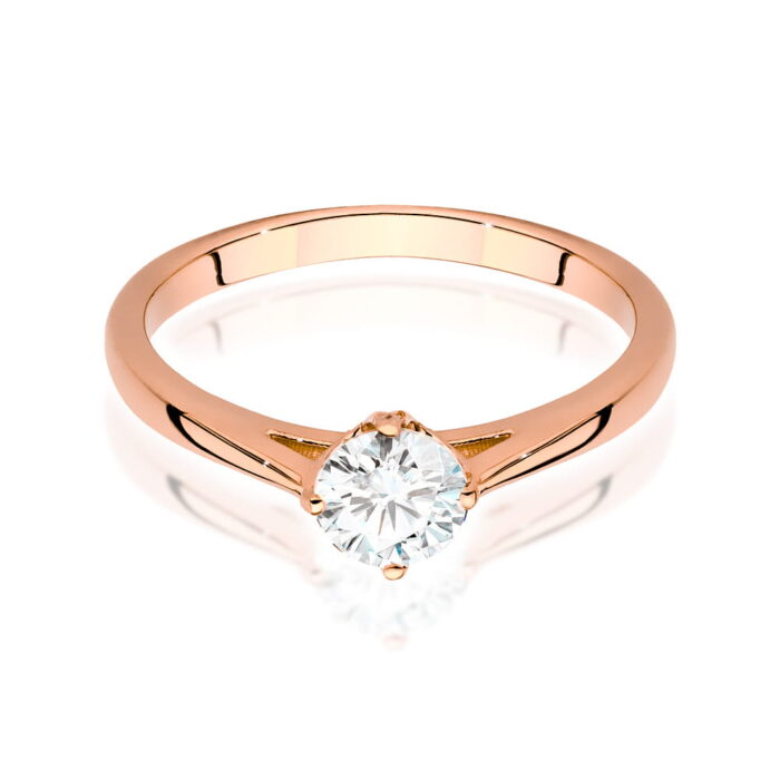 Inel Aur 14K cu Diamant 0.50 ct - Imagine 8