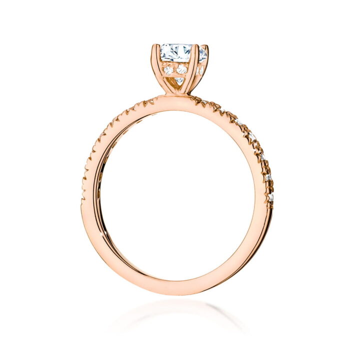 Inel Aur 14k cu Diamant 0.50 - Imagine 9