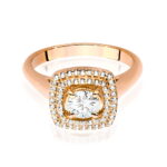 Inel Aur 14k cu Diamant 0.50 ct - Imagine 8