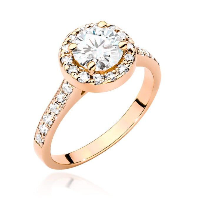 Inel Aur 14k cu Diamante 0.92ct - Imagine 7