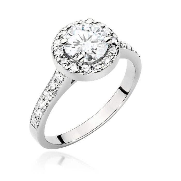 Inel Aur 14k cu Diamante 0.92ct - Imagine 4