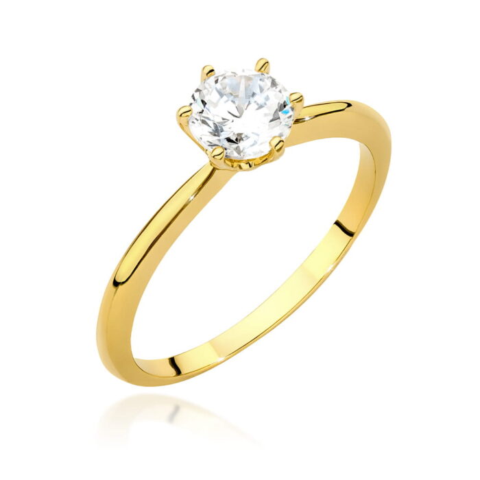 Inel Aur 14K cu Diamant 0.70 ct - Imagine 4