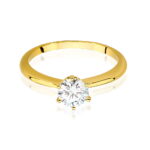 Inel Aur 14K cu Diamant 0.70 ct - Imagine 5