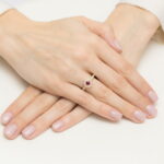 Inel Aur 14k cu Rubin 0.35 ct - Imagine 4