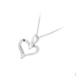 Pandantiv Inima Aur 14K cu Diamante 0.015 ct - Imagine 6