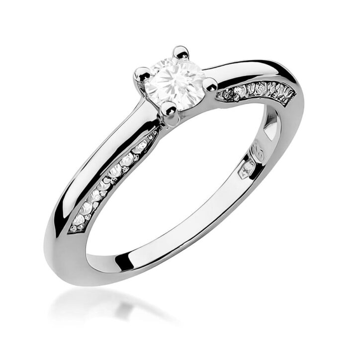 Inel Aur 14K W0009 Diamant Cultivat 0.30ct - Imagine 9