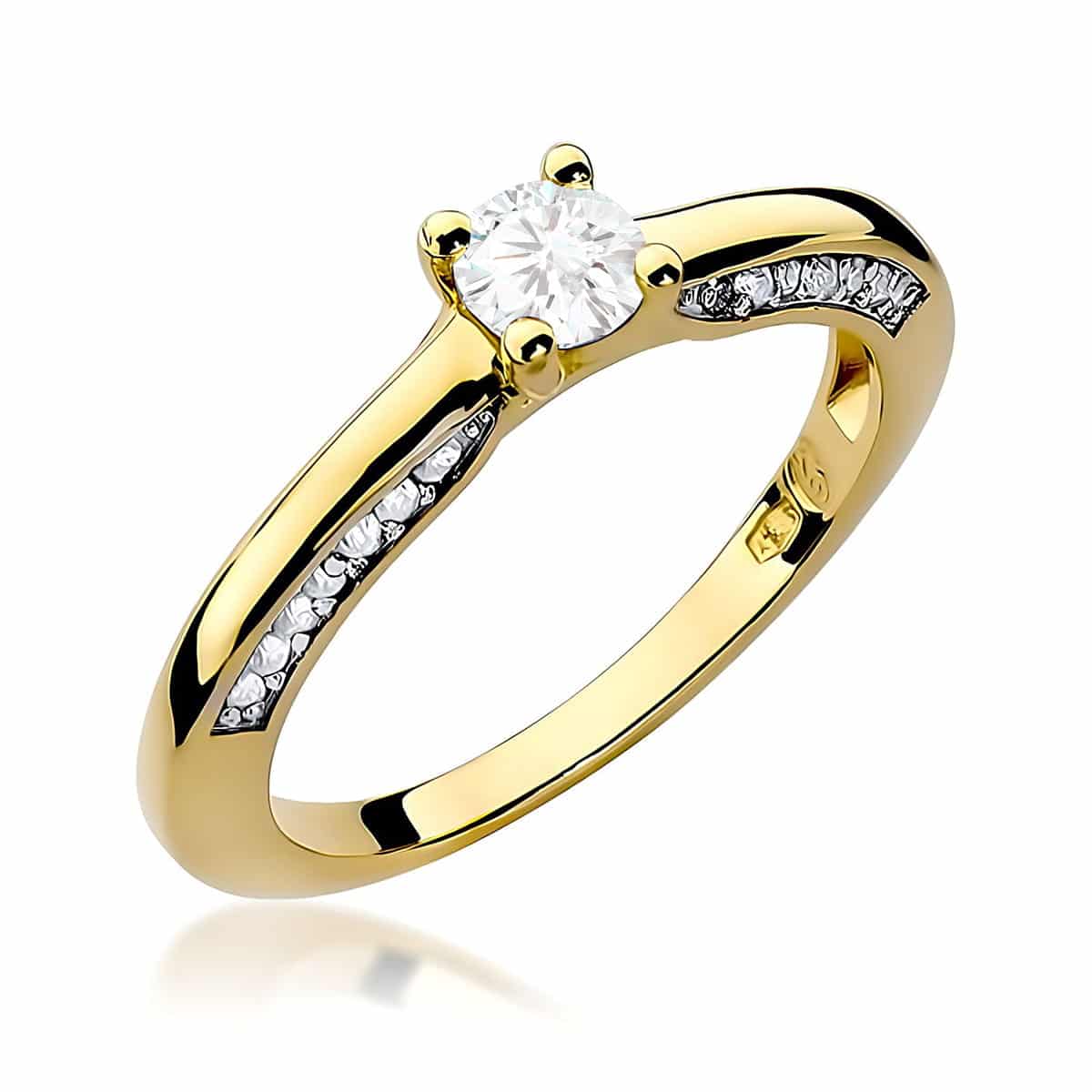 W0009.Z3.LDW_.01_1.jpg Inel Aur 14K W0009 Diamant Cultivat 0.30ct - Imagine 1
