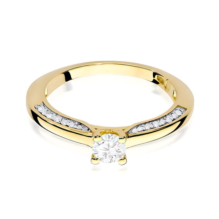Inel Aur 14K W0009 Diamant Cultivat 0.30ct - Imagine 2