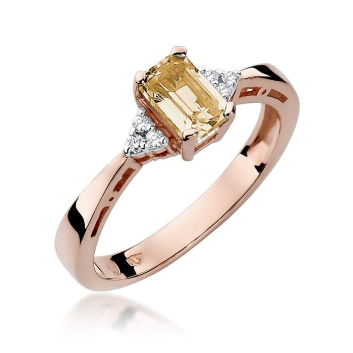 Inel Aur 14K cu Citrin 0.60 ct - Imagine 8