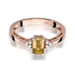 Inel Aur 14K cu Citrin 0.60 ct - Imagine 9