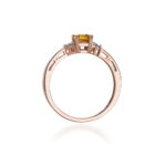 Inel Aur 14K cu Citrin 0.60 ct - Imagine 10