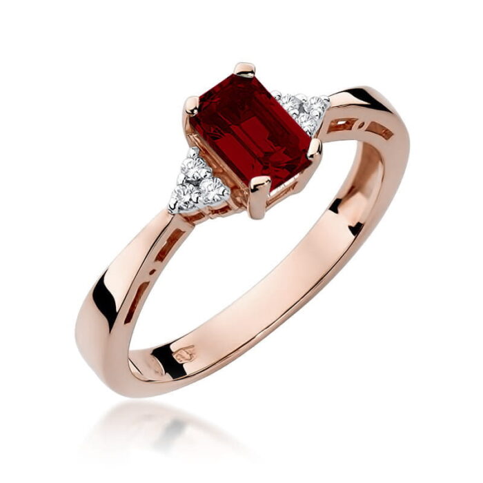 Inel Aur 14K cu Rubin 0.80 ct - Imagine 8