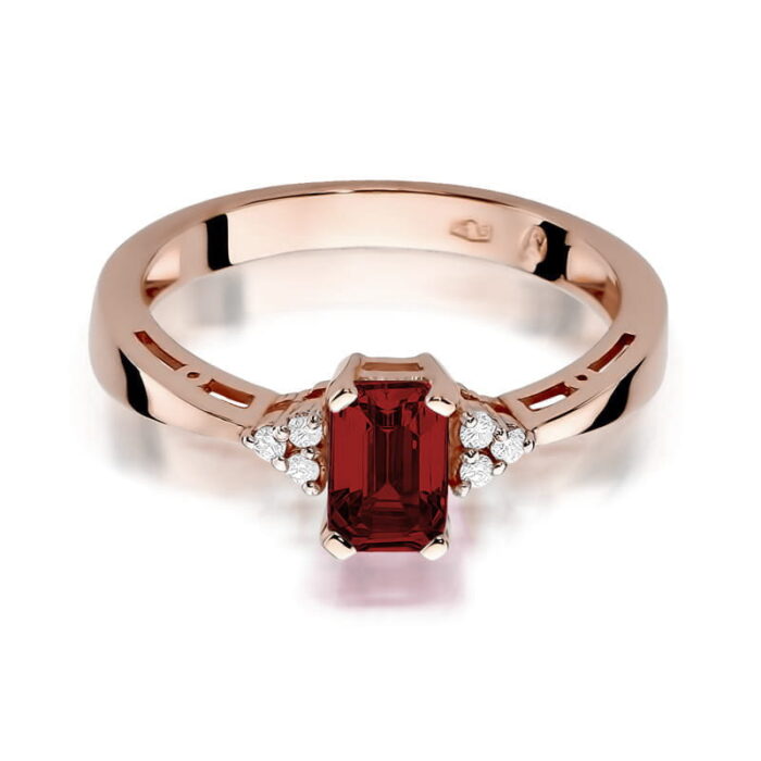 Inel Aur 14K cu Rubin 0.80 ct - Imagine 9