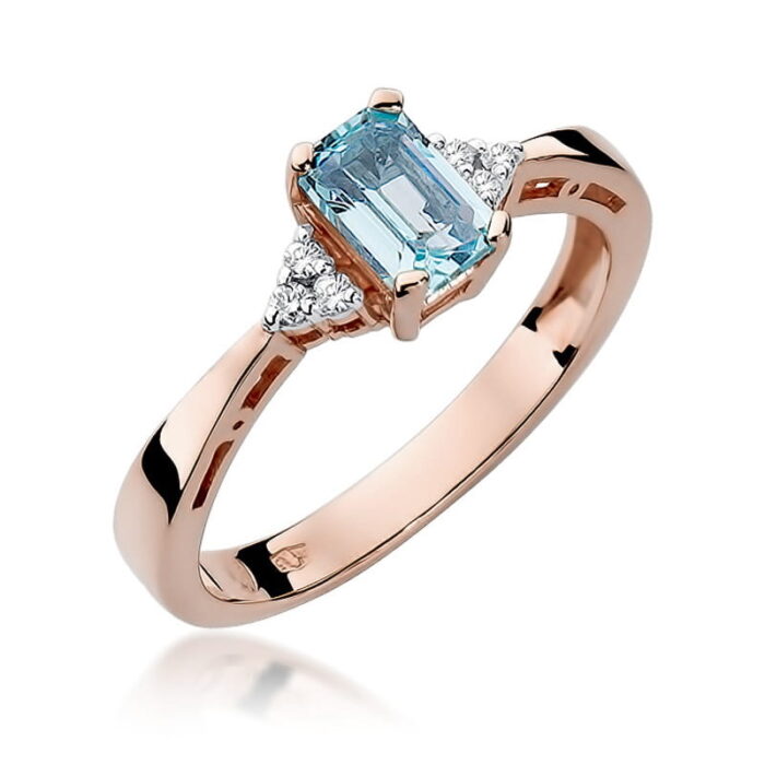 Inel Aur 14K cu Topaz 0.60 ct - Imagine 8