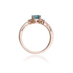 Inel Aur 14K cu Topaz 0.60 ct - Imagine 10